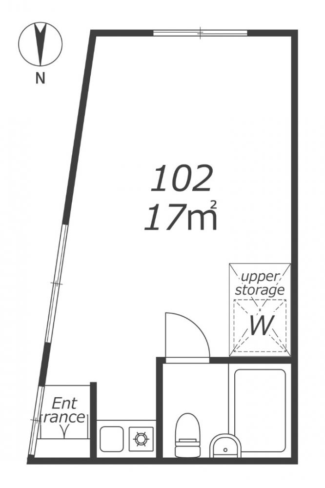 Entire room arrangement/ground plan　全体間取・平面図