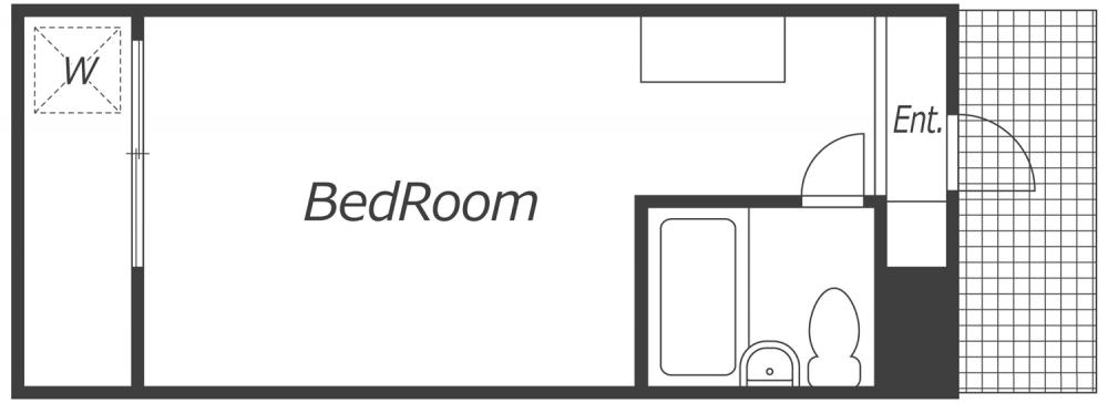 Entire room arrangement/ground plan　全体間取・平面図