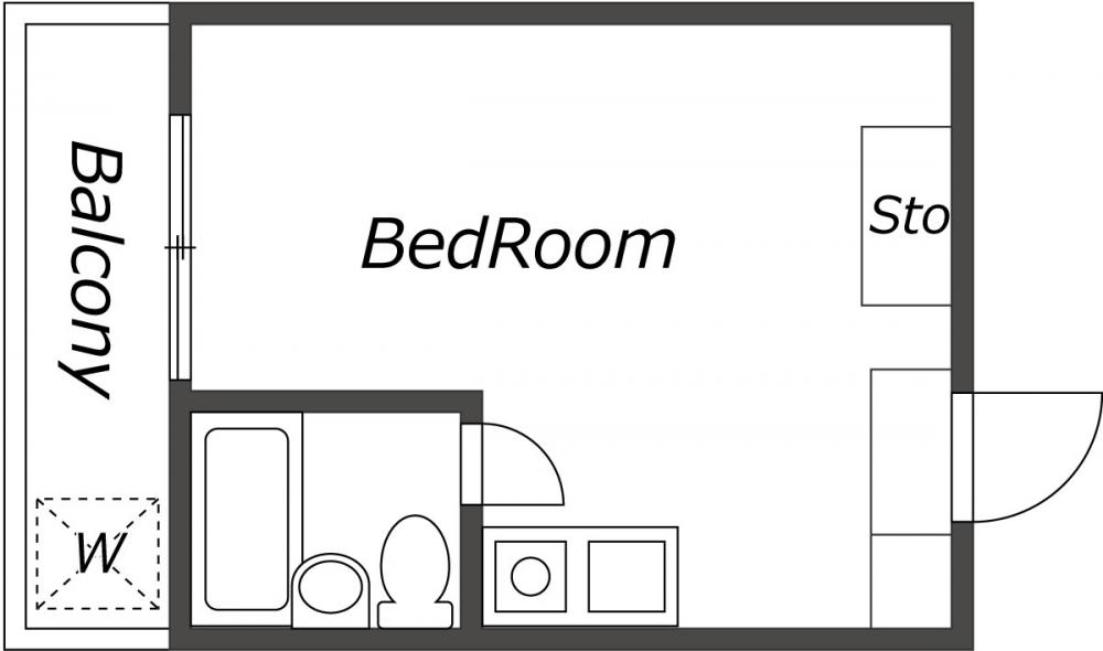 Entire room arrangement/ground plan　全体間取・平面図