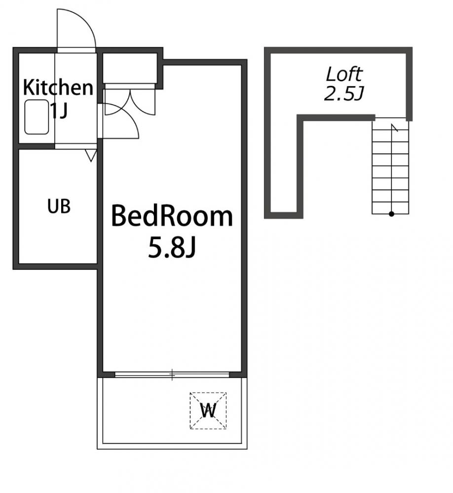 Entire room arrangement/ground plan　全体間取・平面図