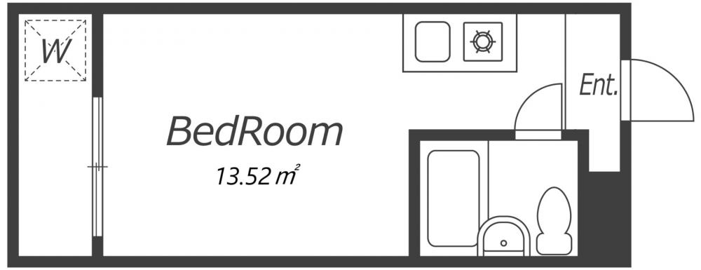 Entire room arrangement/ground plan　全体間取・平面図