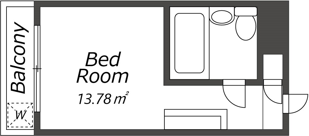 Entire room arrangement/ground plan　全体間取・平面図