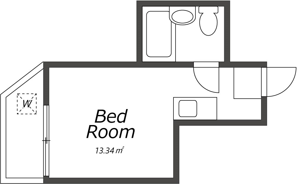 Entire room arrangement/ground plan　全体間取・平面図