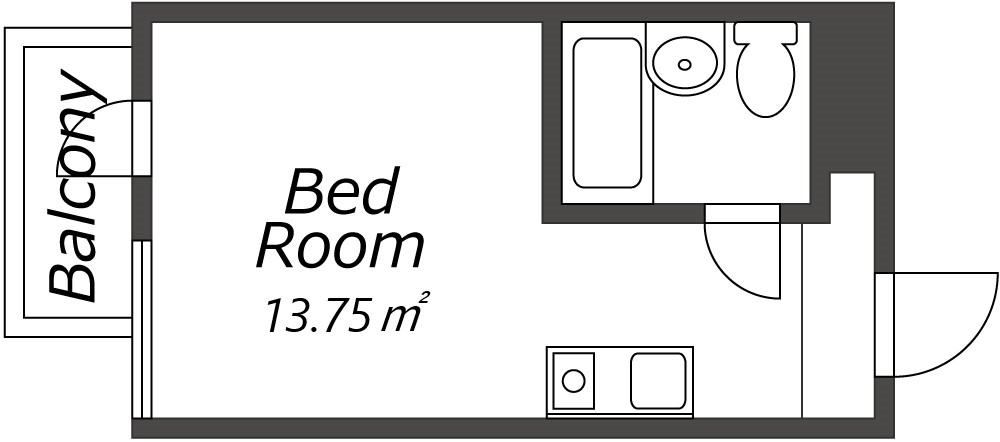 Entire room arrangement/ground plan　全体間取・平面図