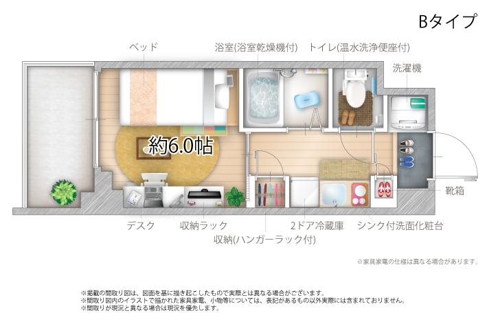 Entire room arrangement/ground plan　全体間取・平面図