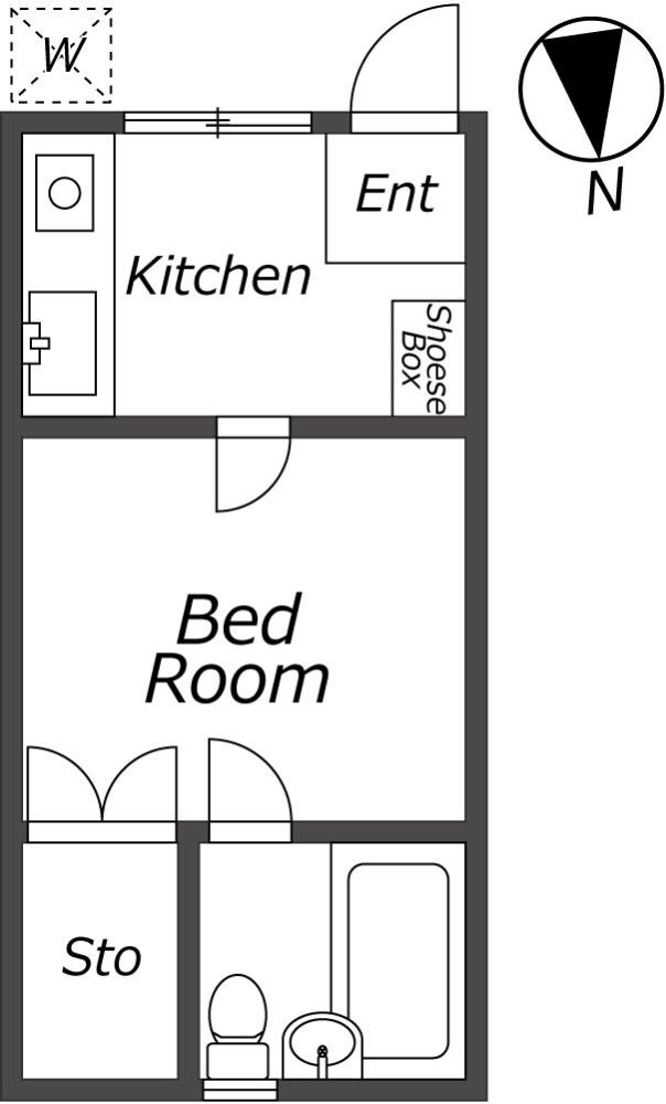Entire room arrangement/ground plan　全体間取・平面図