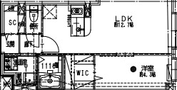 Entire room arrangement/ground plan　全体間取・平面図
