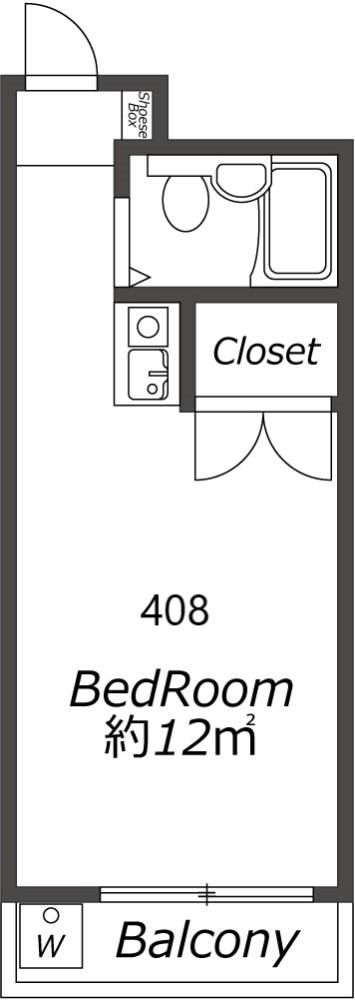 Entire room arrangement/ground plan　全体間取・平面図