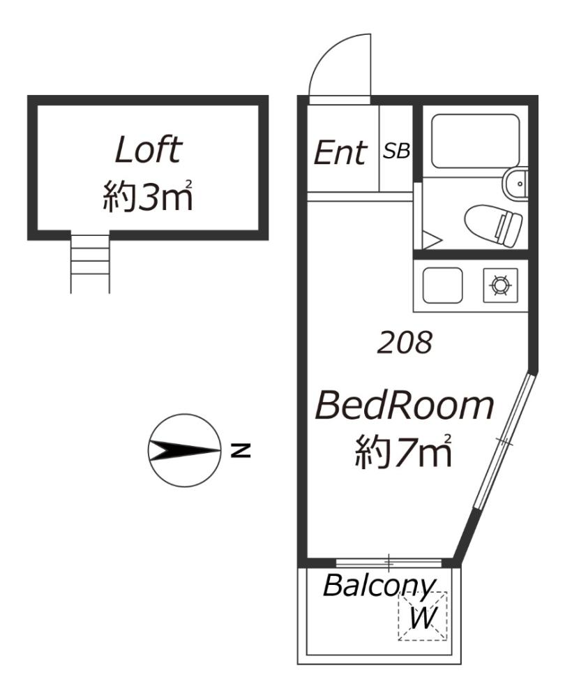 Entire room arrangement/ground plan　全体間取・平面図