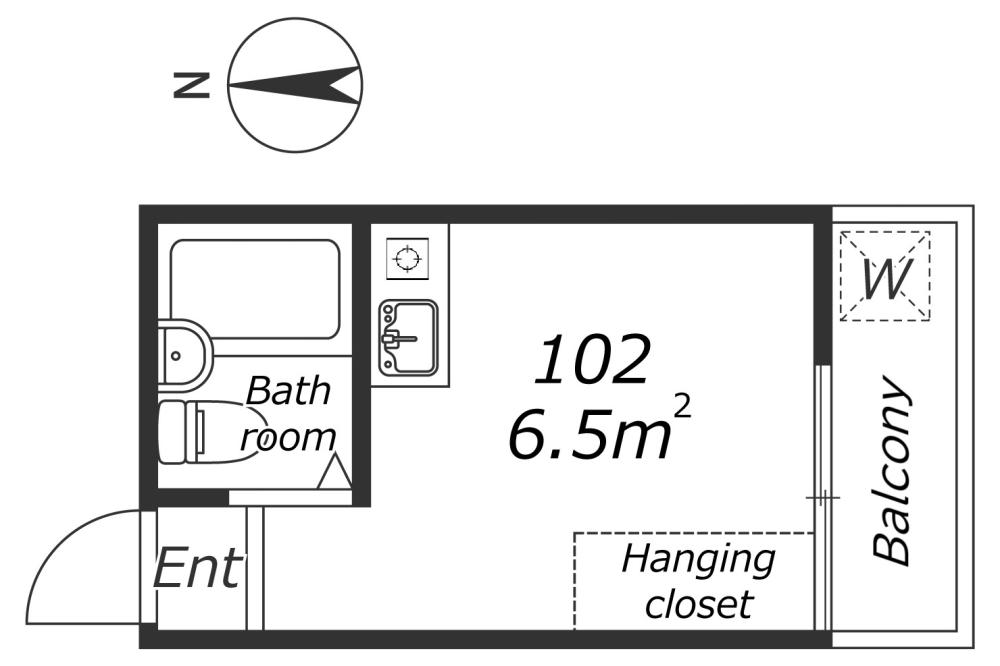 Entire room arrangement/ground plan　全体間取・平面図