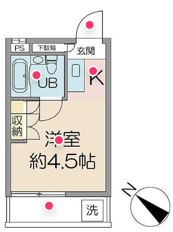 Entire room arrangement/ground plan　全体間取・平面図