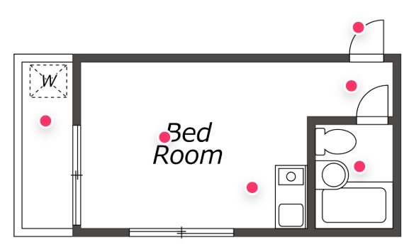 Entire room arrangement/ground plan　全体間取・平面図
