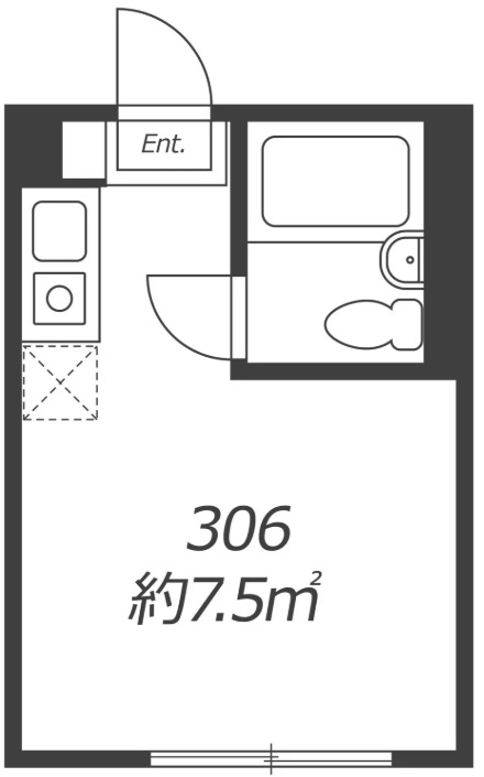 Entire room arrangement/ground plan　全体間取・平面図