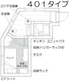 Entire room arrangement/ground plan　全体間取・平面図