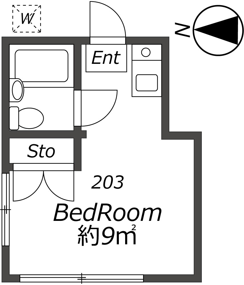 Entire room arrangement/ground plan　全体間取・平面図