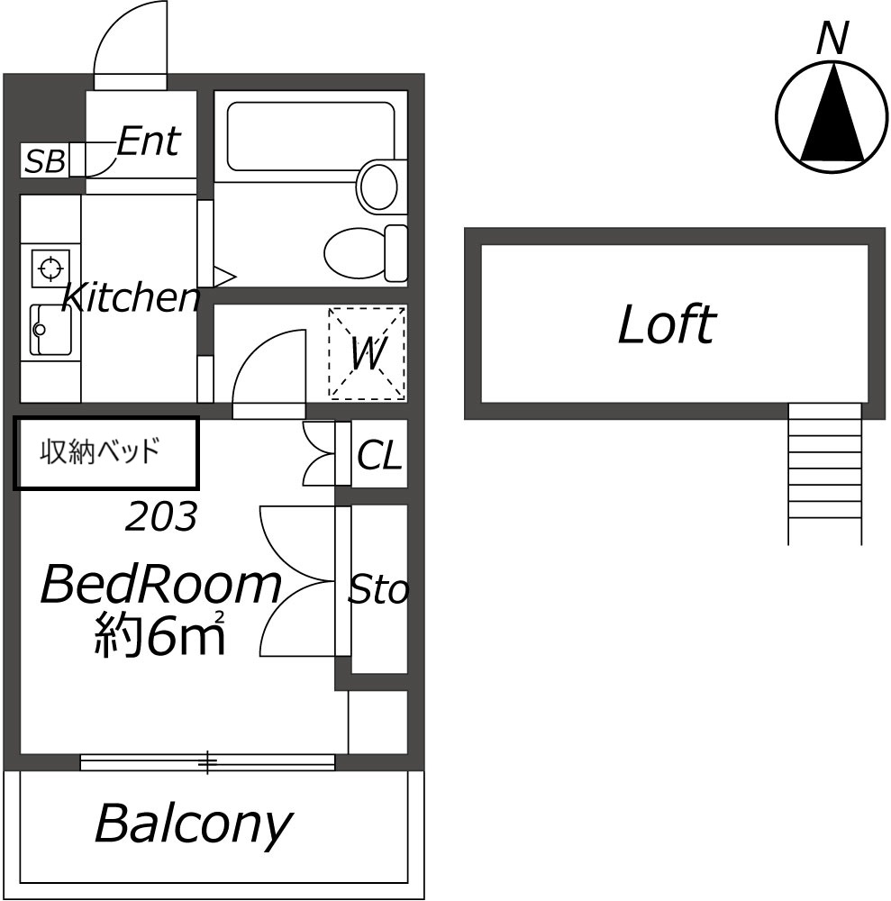 Entire room arrangement/ground plan　全体間取・平面図