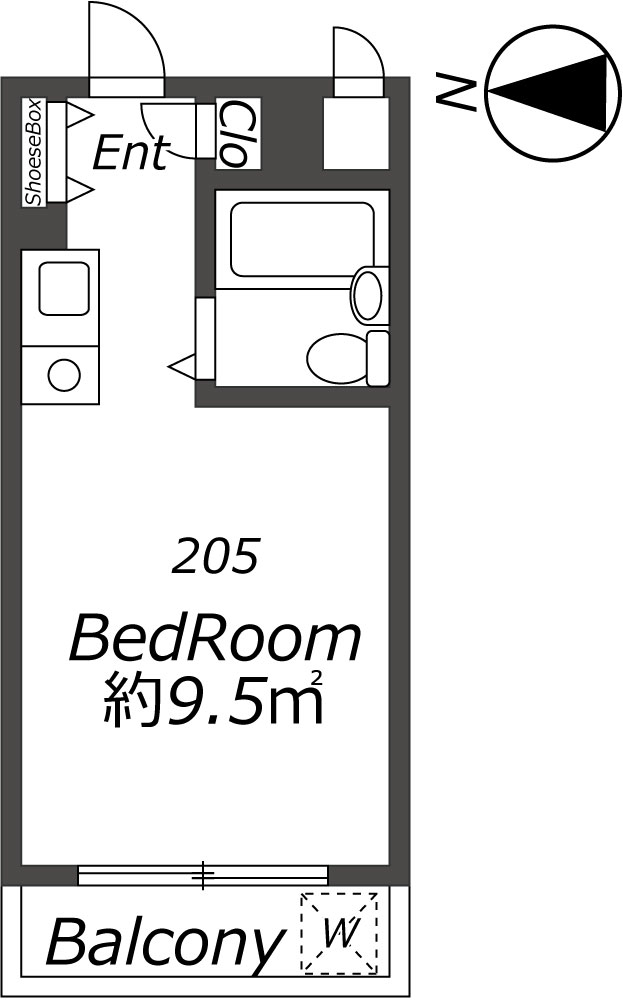 Entire room arrangement/ground plan　全体間取・平面図