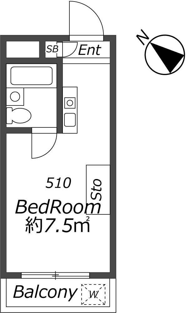 Entire room arrangement/ground plan 全体間取・平面図