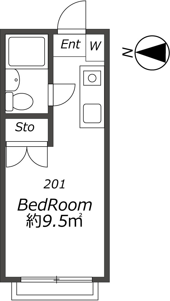 Entire room arrangement/ground plan 全体間取・平面図