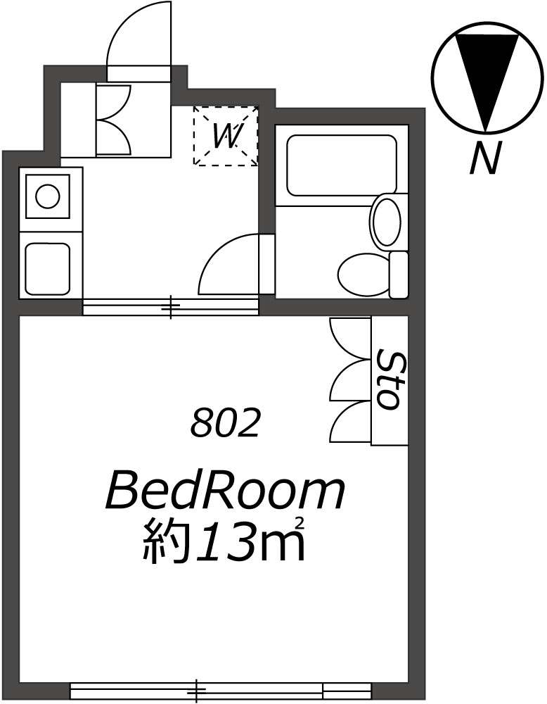 Entire room arrangement/ground plan 全体間取・平面図