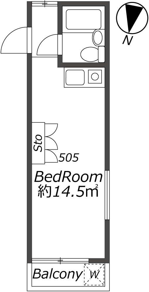 Entire room arrangement/ground plan 全体間取・平面図
