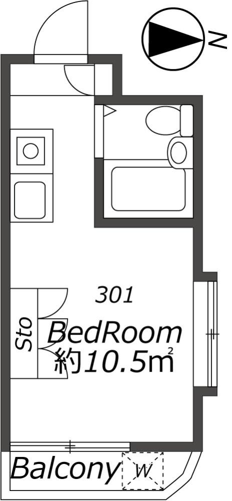 Entire room arrangement/ground plan 全体間取・平面図