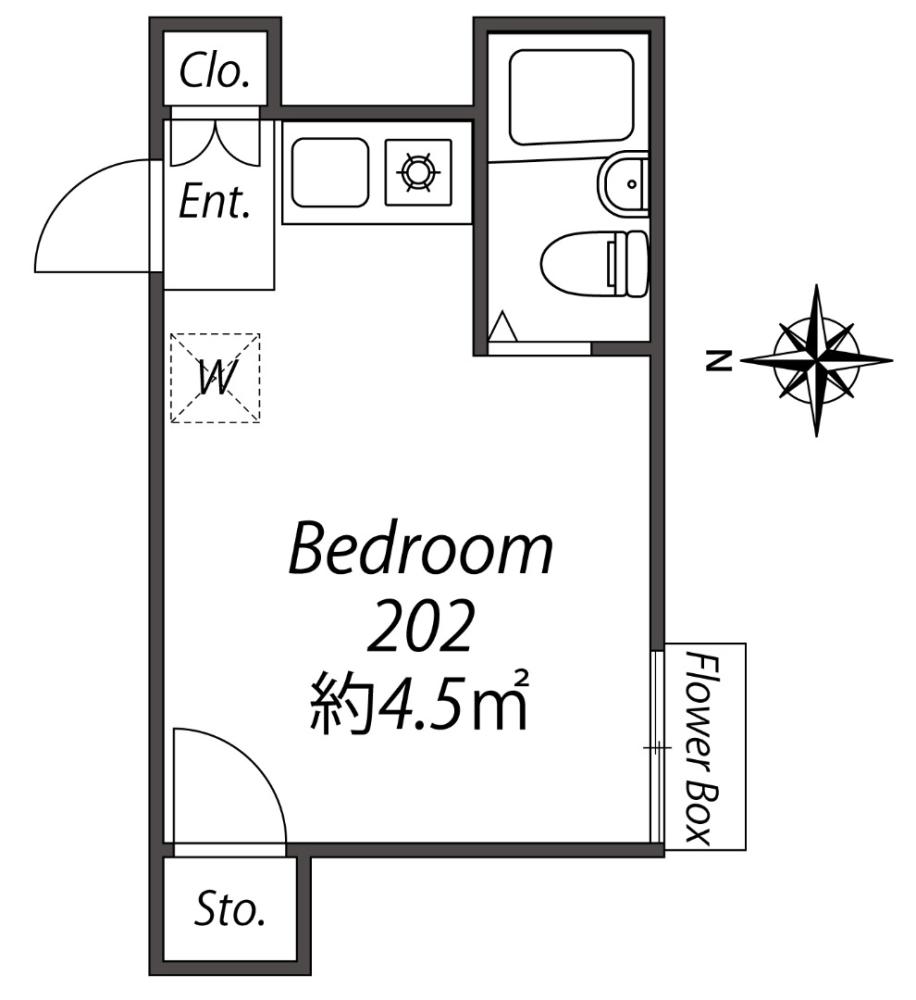 Entire room arrangement/ground plan 全体間取・平面図