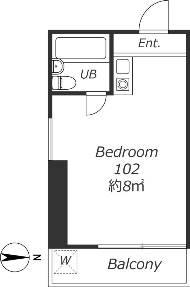 Entire room arrangement/ground plan 全体間取・平面図