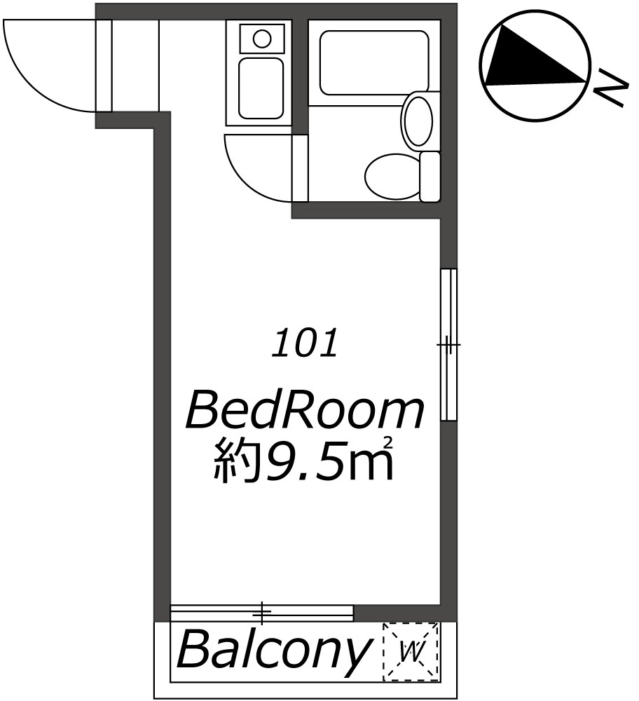 Entire room arrangement/ground plan　全体間取・平面図
