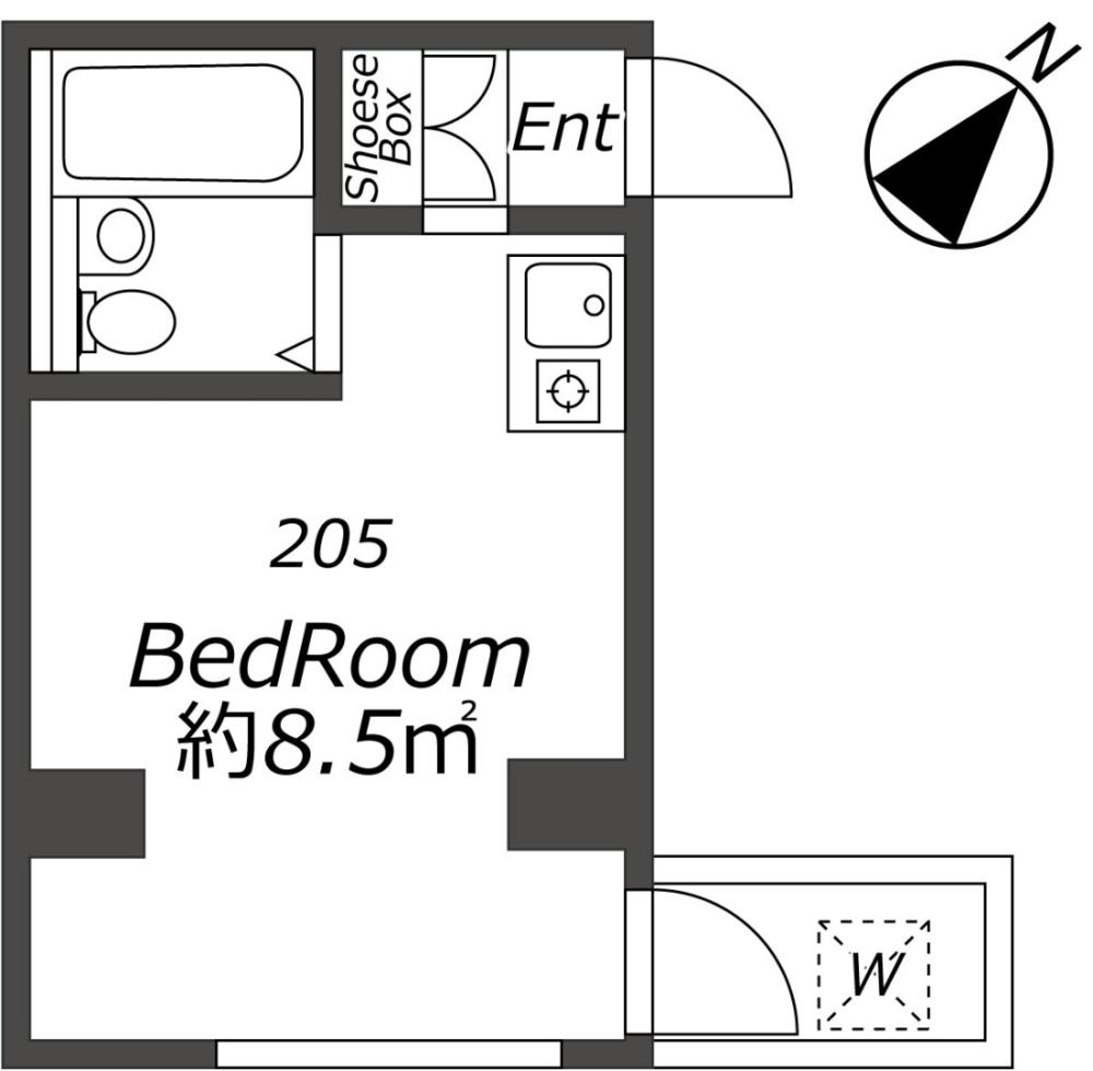 Entire room arrangement/ground plan　全体間取・平面図