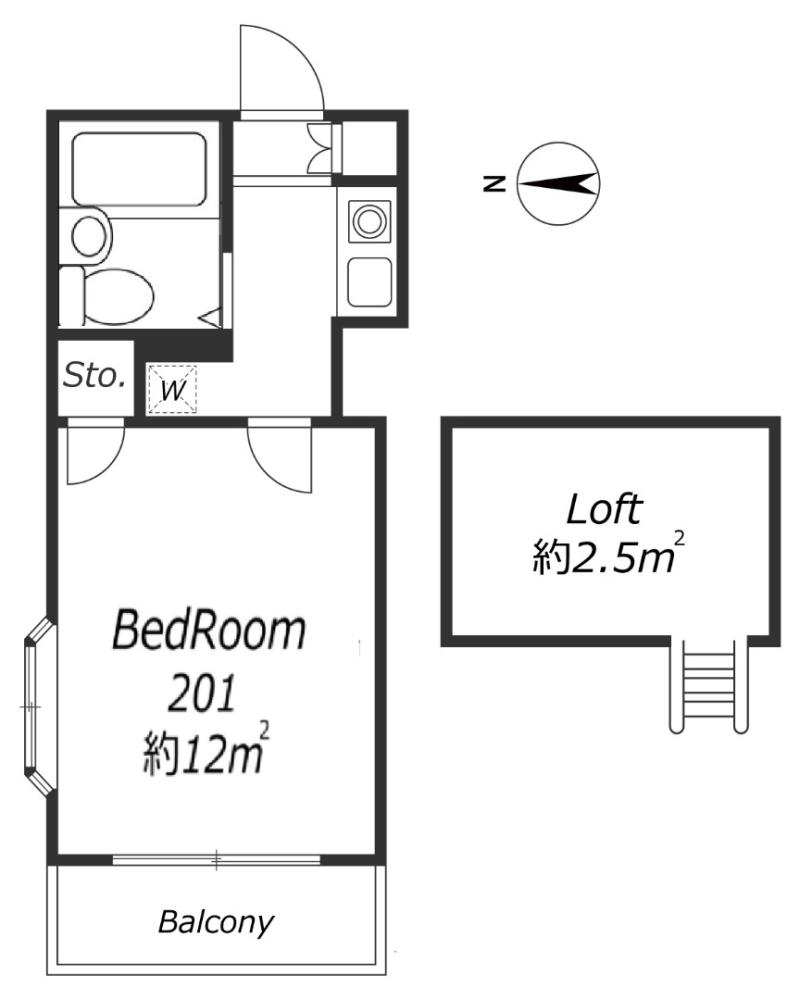 Entire room arrangement/ground plan 全体間取・平面図