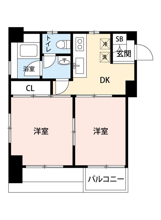 Entire room arrangement/ground plan　全体間取・平面図