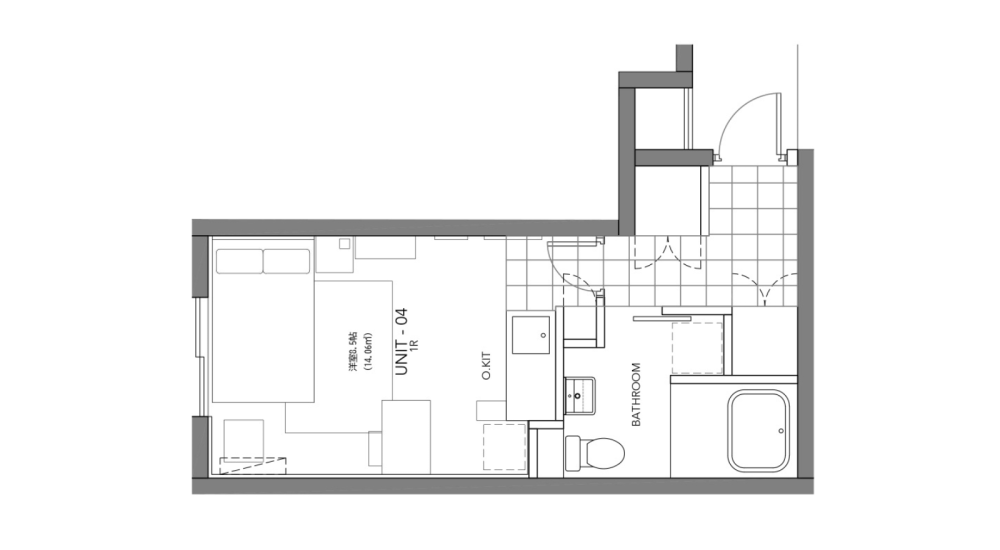 Entire room arrangement/ground plan　全体間取・平面図