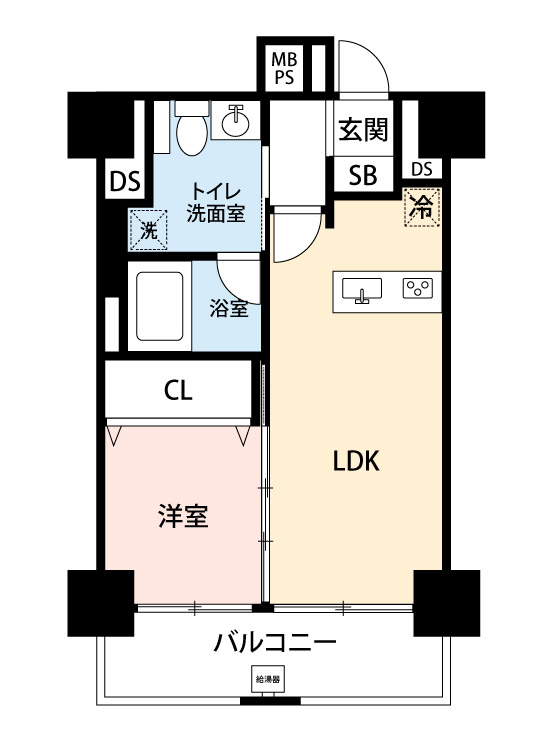 Entire room arrangement/ground plan　全体間取・平面図