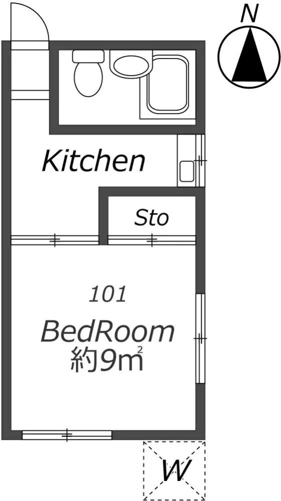 Entire room arrangement/ground plan　全体間取・平面図