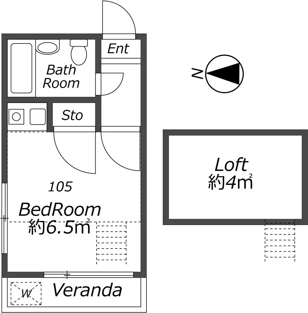 Entire room arrangement/ground plan　全体間取・平面図