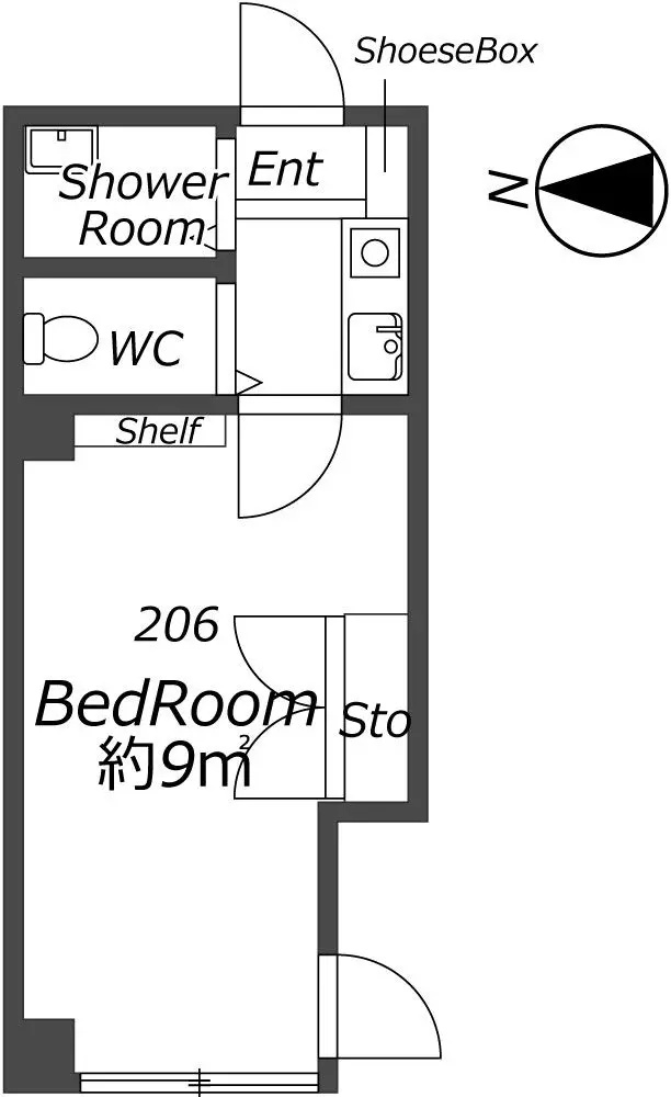 Entire room arrangement/ground plan　全体間取・平面図