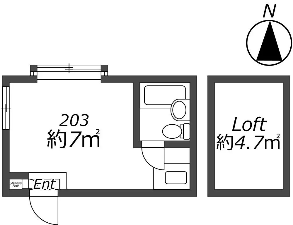 Entire room arrangement/ground plan　全体間取・平面図