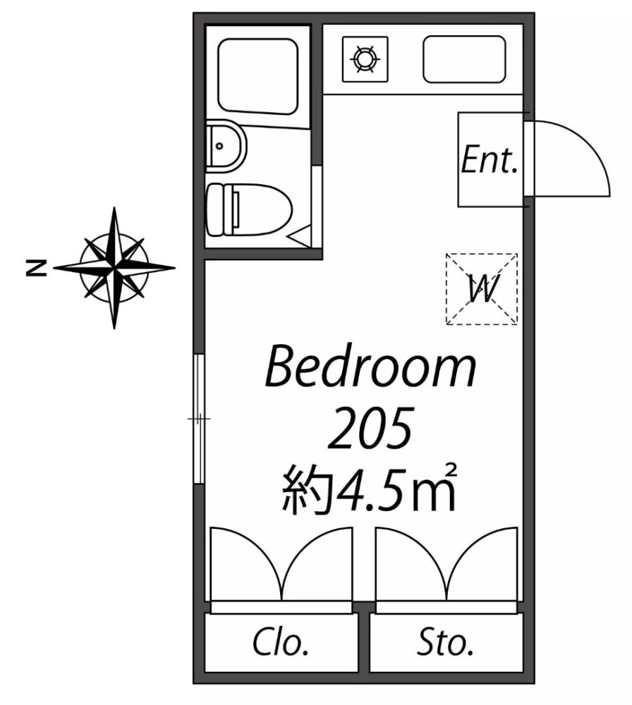 Entire room arrangement/ground plan　全体間取・平面図