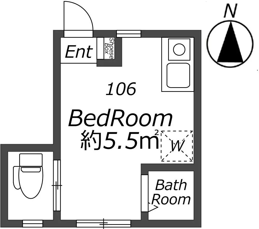 Entire room arrangement/ground plan　全体間取・平面図