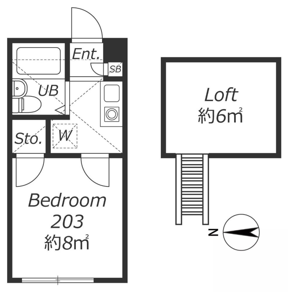 Entire room arrangement/ground plan　全体間取・平面図