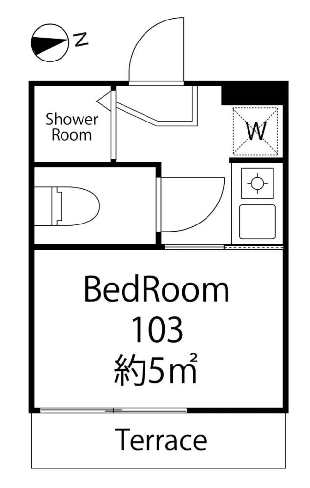 Entire room arrangement/ground plan 全体間取・平面図