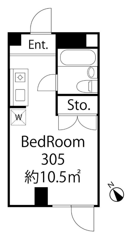 Entire room arrangement/ground plan 全体間取・平面図