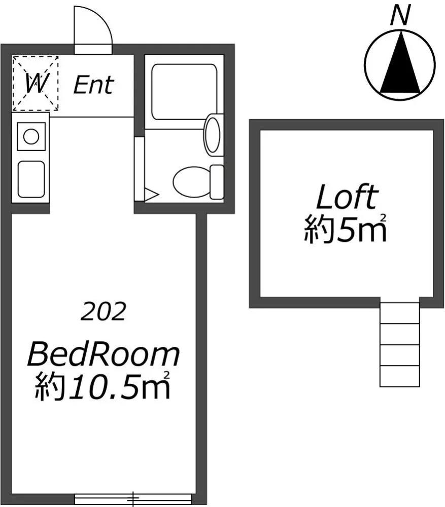 Entire room arrangement/ground plan 全体間取・平面図