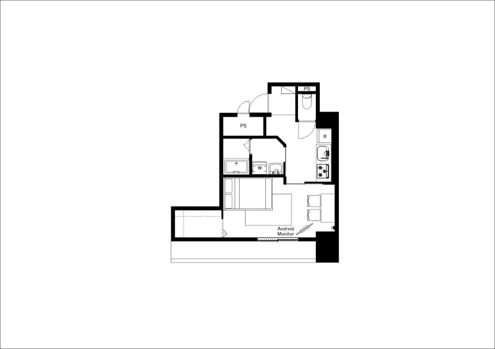 Entire room arrangement/ground plan 全体間取・平面図