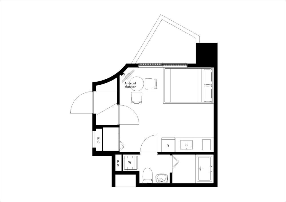 Entire room arrangement/ground plan　全体間取・平面図