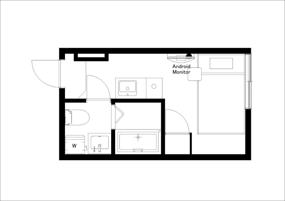 Entire room arrangement/ground plan 全体間取・平面図