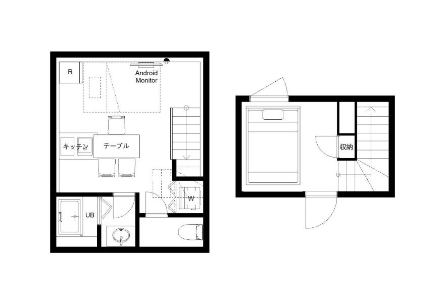 Entire room arrangement/ground plan 全体間取・平面図