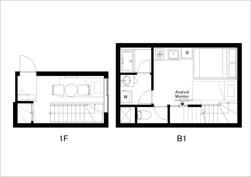 Entire room arrangement/ground plan 全体間取・平面図