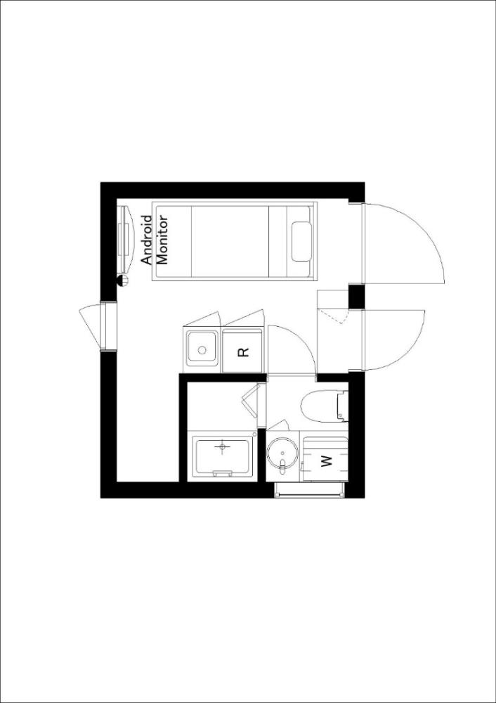 Entire room arrangement/ground plan 全体間取・平面図